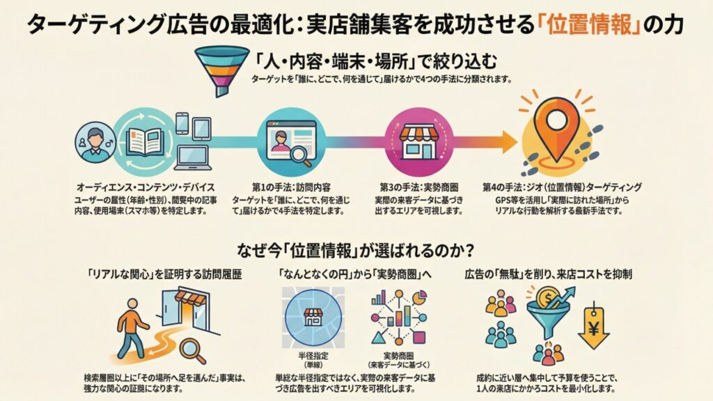ターゲティング広告 ターゲティング広告の最適化_実店舗集客を成功させる位置情報の力