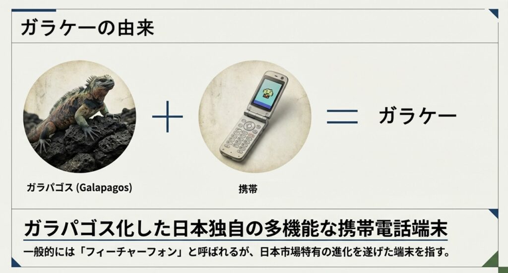 ガラケーの由来