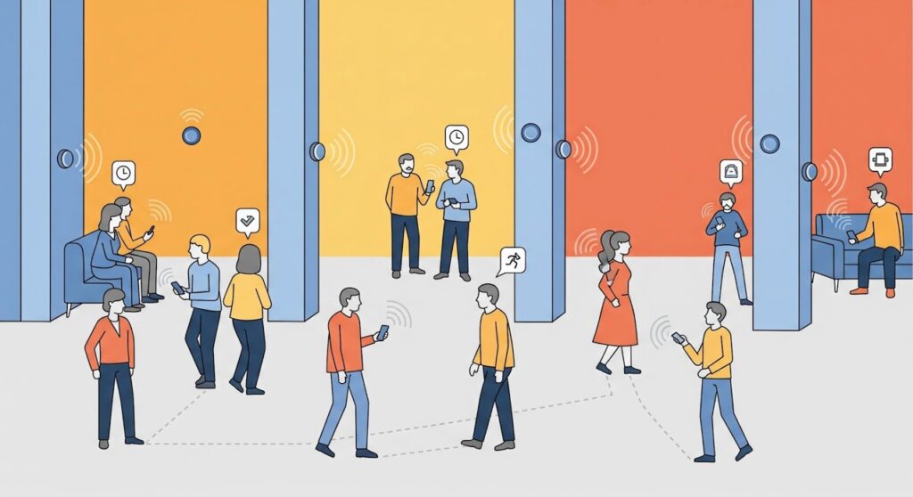 Beaconで取得する人流データの特徴 | 人流