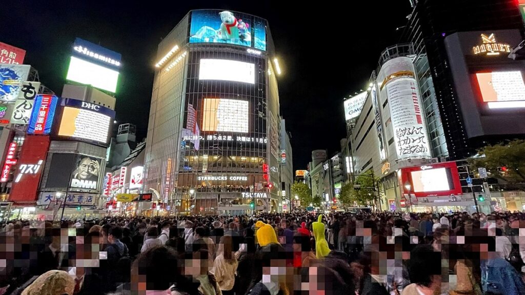 2022年ハロウィンの人流を調査