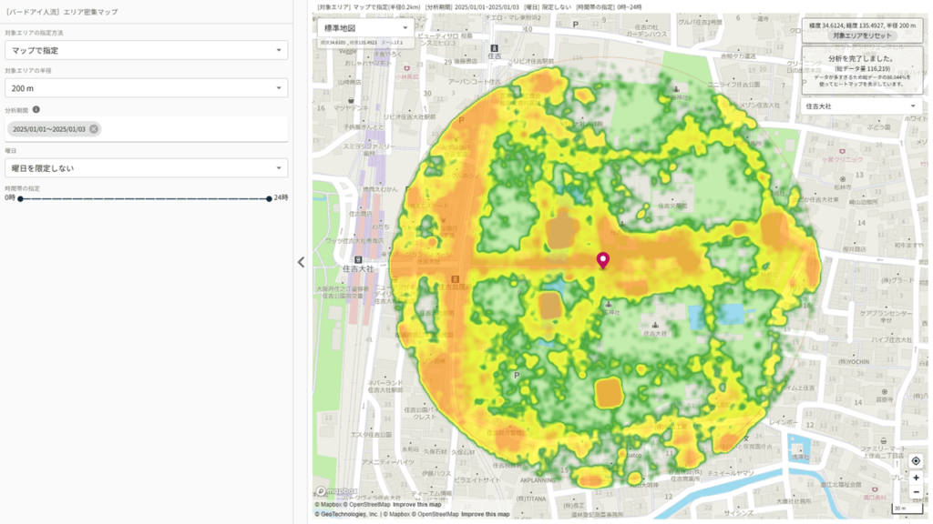 2025年お正月三が日の初詣スポット人流傾向と密集度を調査