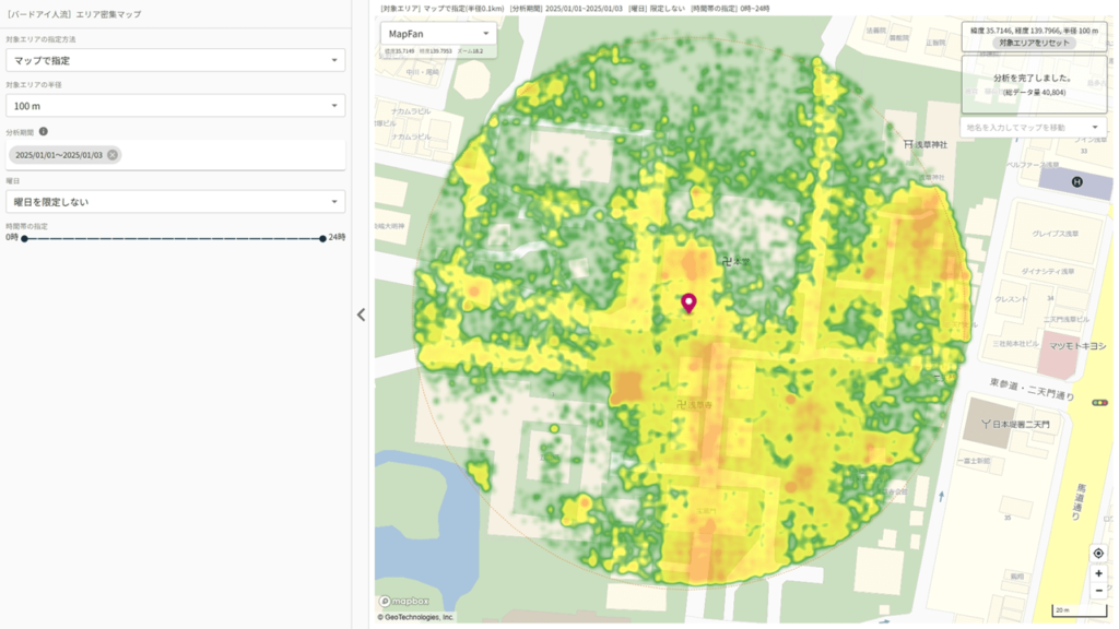 2025年お正月三が日の初詣スポット人流傾向と密集度を調査