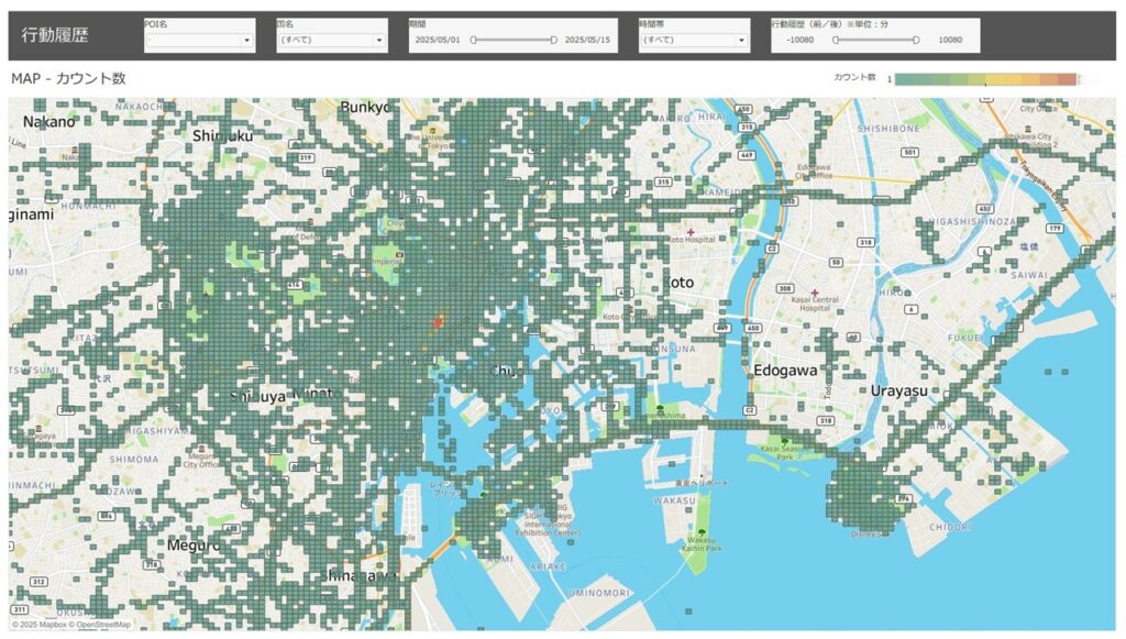 インバウンド分析_行動履歴マップ