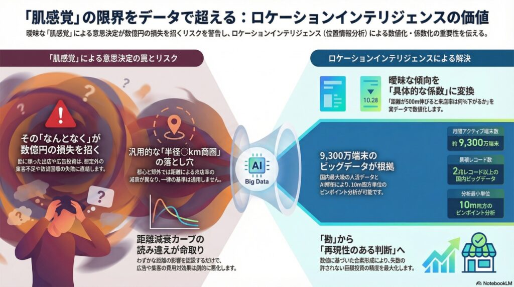 ロケーションインテリジェンスで変わる、人流データ時代の意思決定 肌感覚の限界をデータで超える_ロケーションインテリジェンスの価値