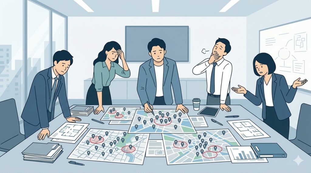 出店候補が多すぎて決められない企業が増えている | 【出店戦略】候補地が多すぎて決められない？人流データを使った確実な店舗候補地の絞り込み方